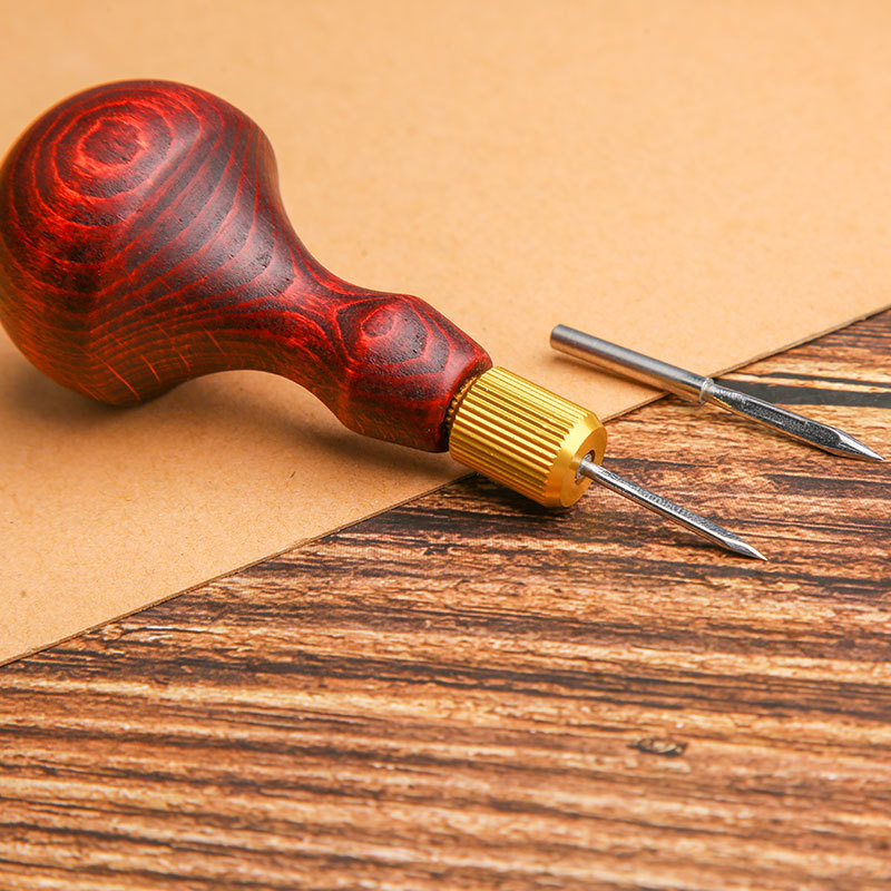 1Set DIY Leather Punch Awl Woo – Punch Needle Handle recenzja i cena