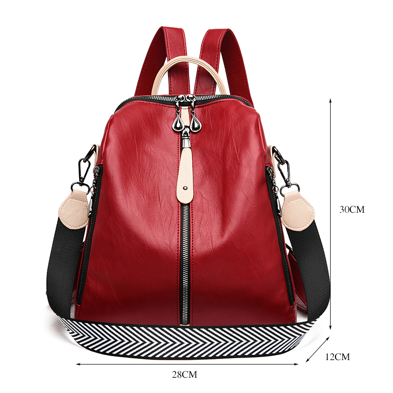 Fashion Backpack Women Soft Le – Embroidery Computer recenzja i cena