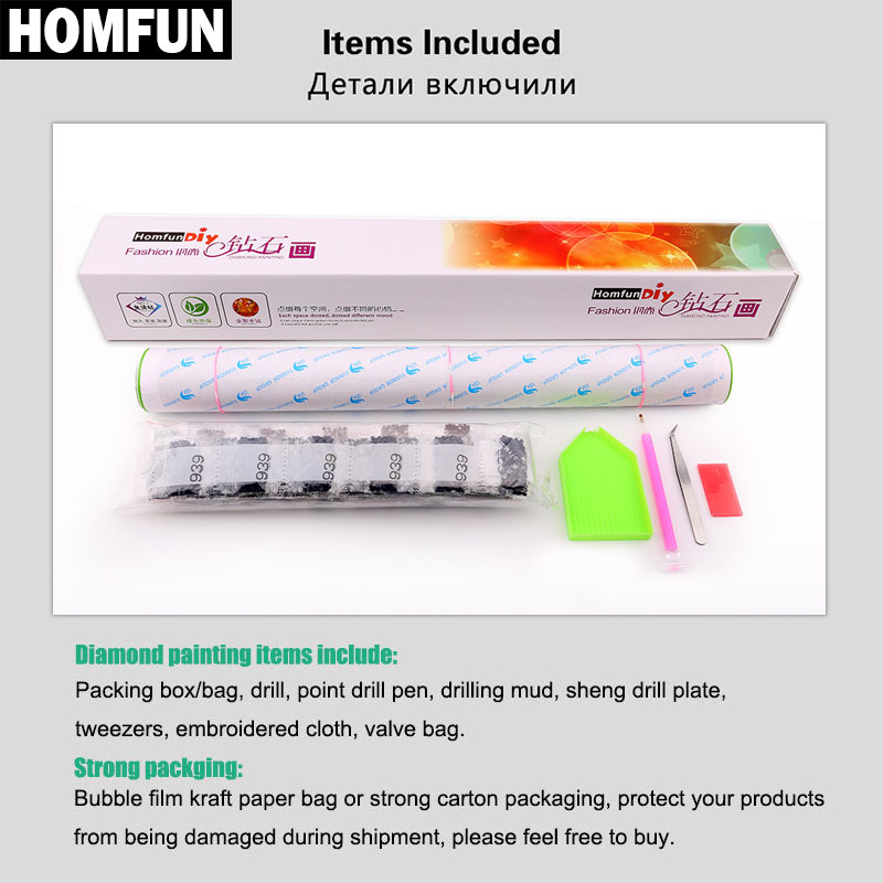 HOMFUN AB Diamond Painting Cro – Embroidery Horse recenzja i cena