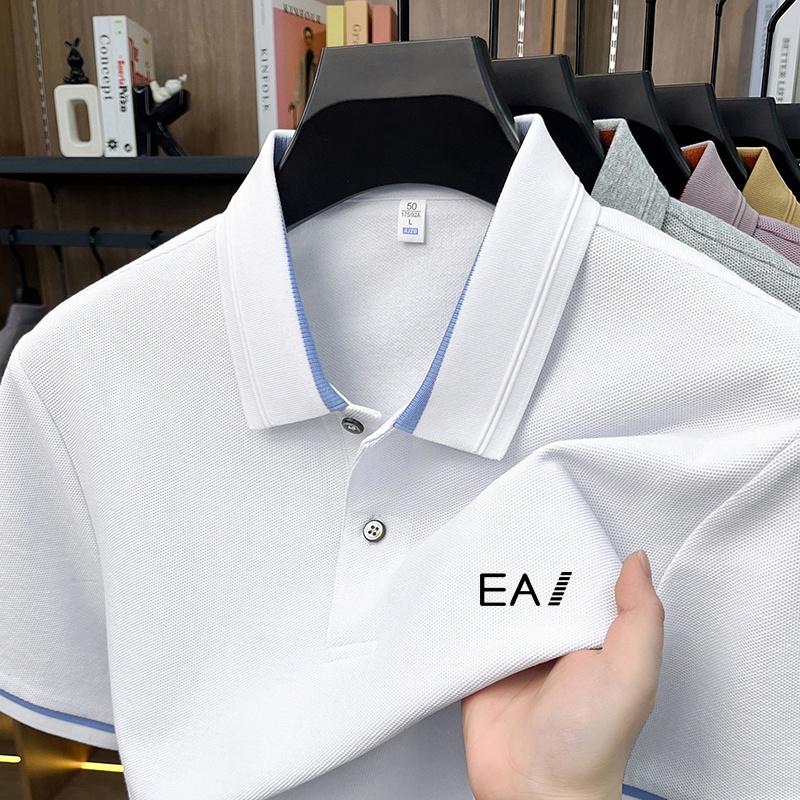 Summer Men Polo Shirt, Unique  – Embroidery Unique Design recenzja i cena