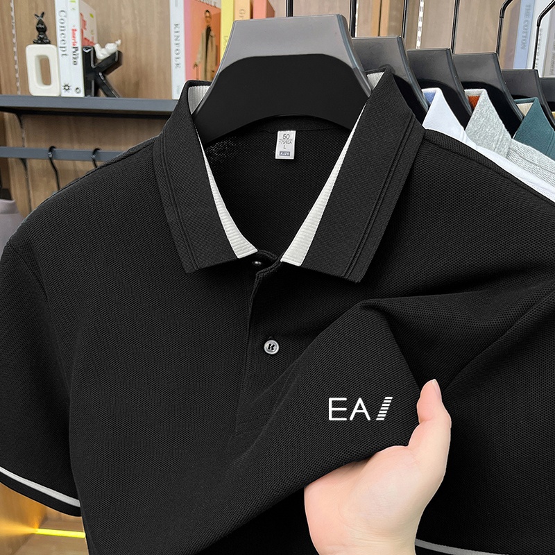 Summer Men Polo Shirt, Unique  – Embroidery Unique Design recenzja i cena