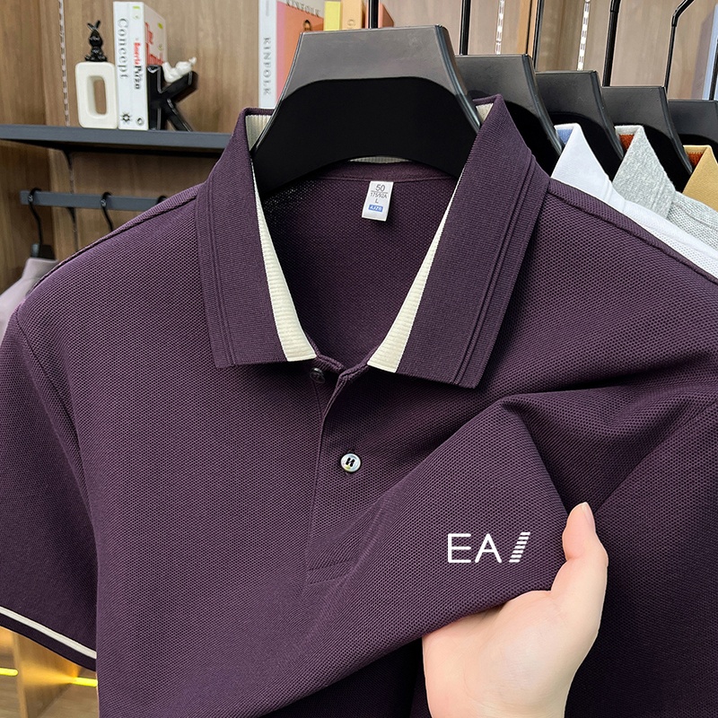 Summer Men Polo Shirt, Unique  – Embroidery Unique Design recenzja i cena