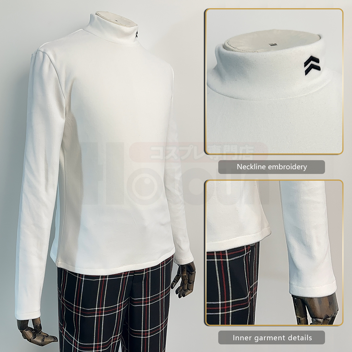 HOLOUN Ren Amamiya Cosplay Cos – Embroidery Uniforms recenzja i cena