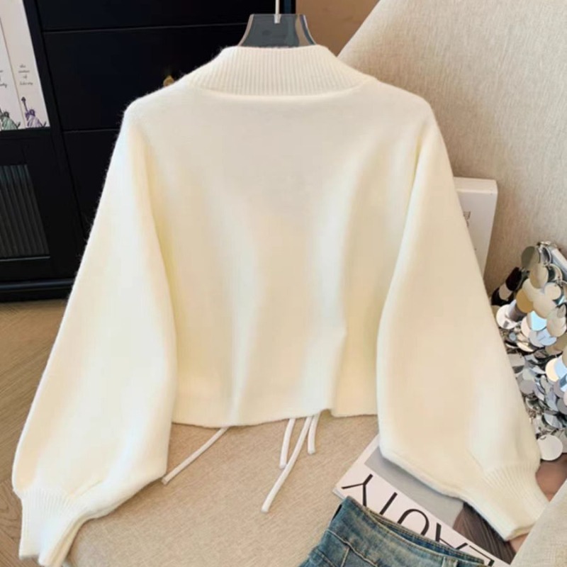 Cardigan Women V-neck New Chin – Embroidery Thread Yarn recenzja i cena