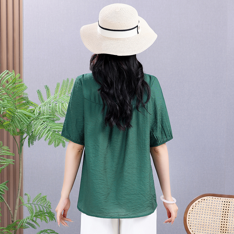Summer Elastic Tee Shirt Solid – Embroidery Uniforms recenzja i cena