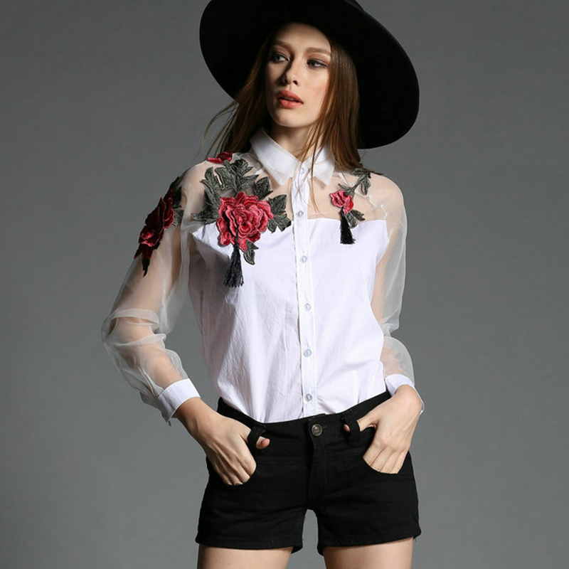Womn's Fashion Floral Embroide – Embroidery Jersey recenzja i cena