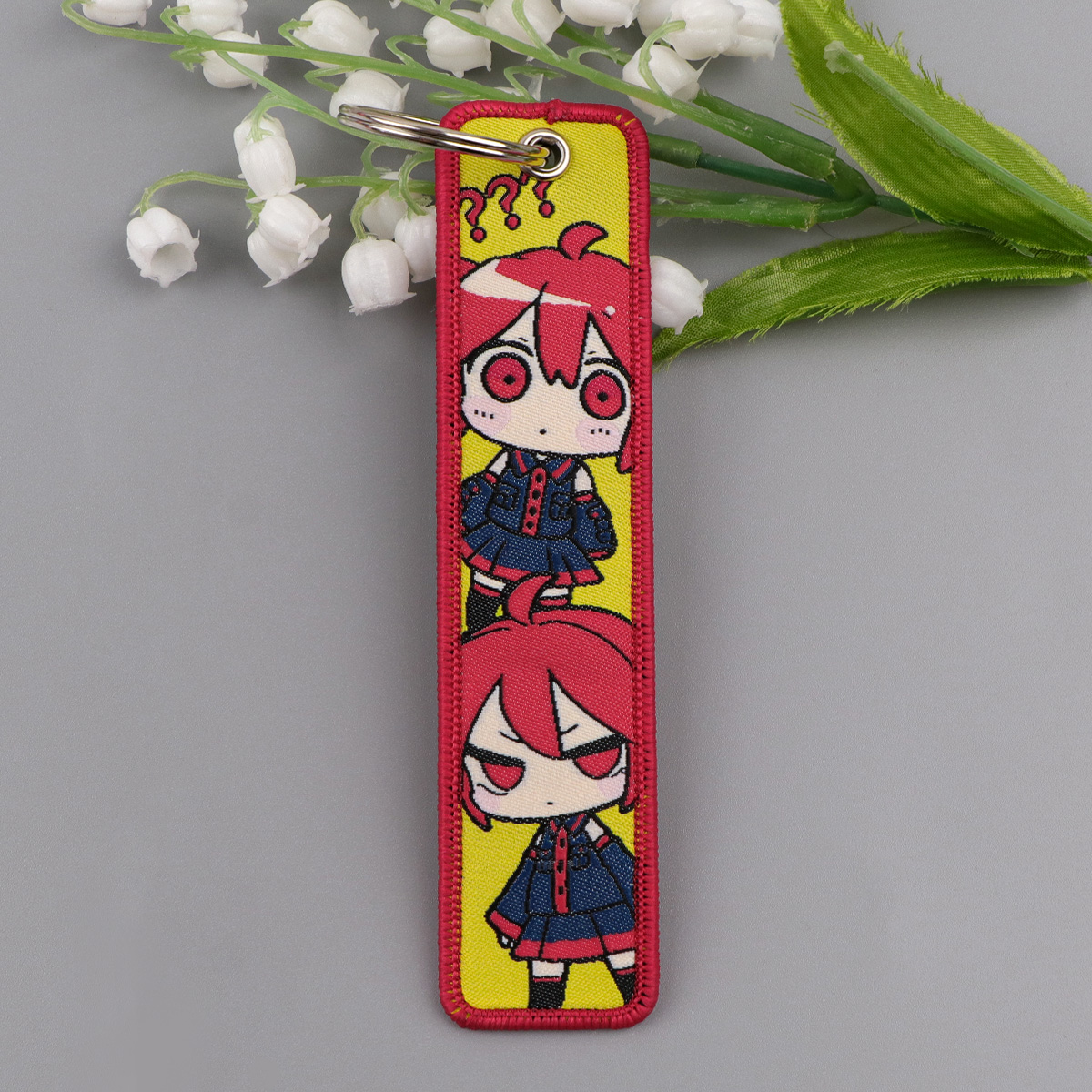 1PCS Cute Girl Embroidered Key – Embroidery Xmas recenzja i cena