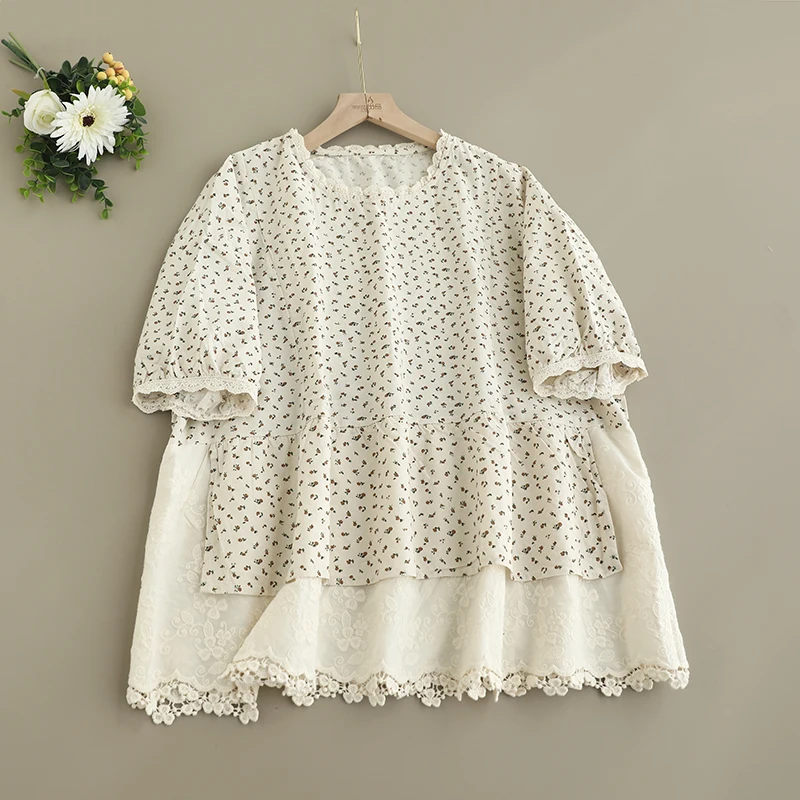 Summer New Japanese Vintage Mo – Embroidery Jersey recenzja i cena