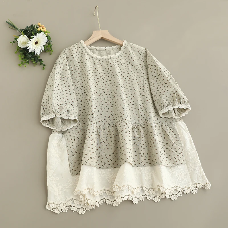Summer New Japanese Vintage Mo – Embroidery Jersey recenzja i cena