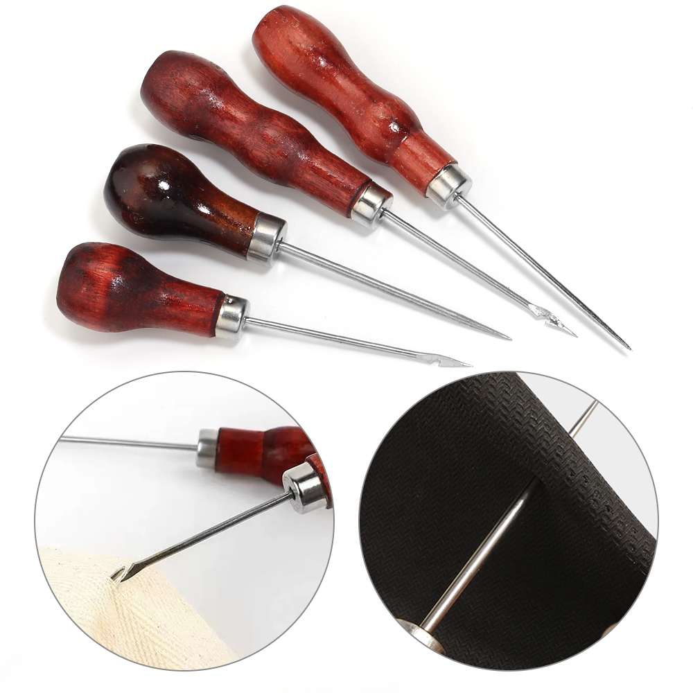 Wooden Handle Awls DIY Leather – Punch Needle Handle recenzja i cena