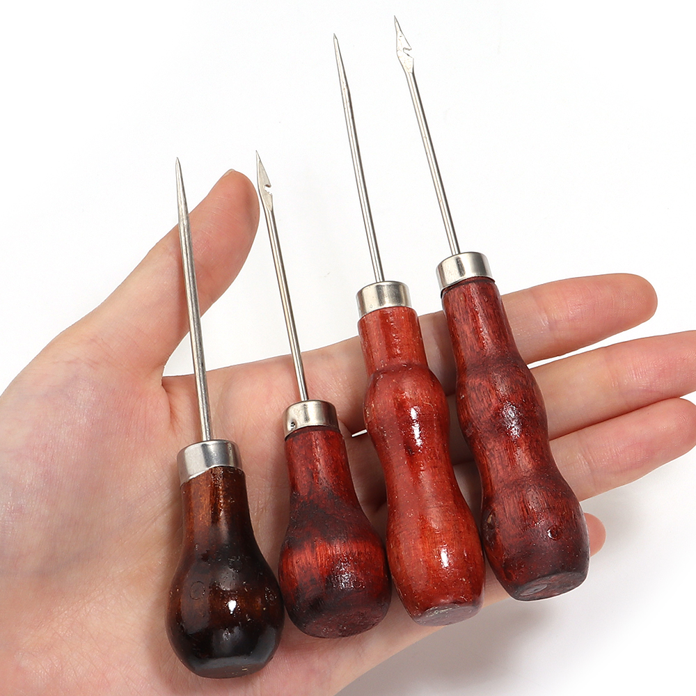 Wooden Handle Awls DIY Leather – Punch Needle Handle recenzja i cena