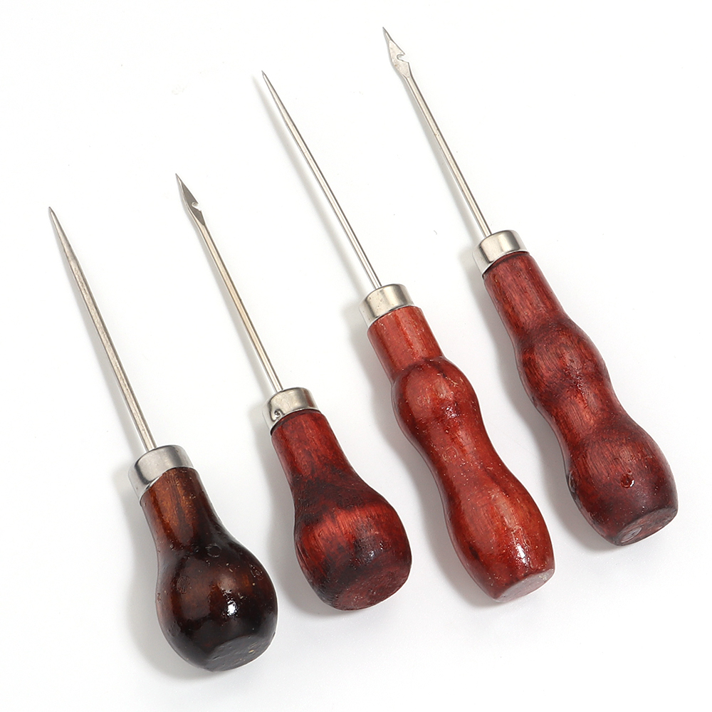 Wooden Handle Awls DIY Leather – Punch Needle Handle recenzja i cena
