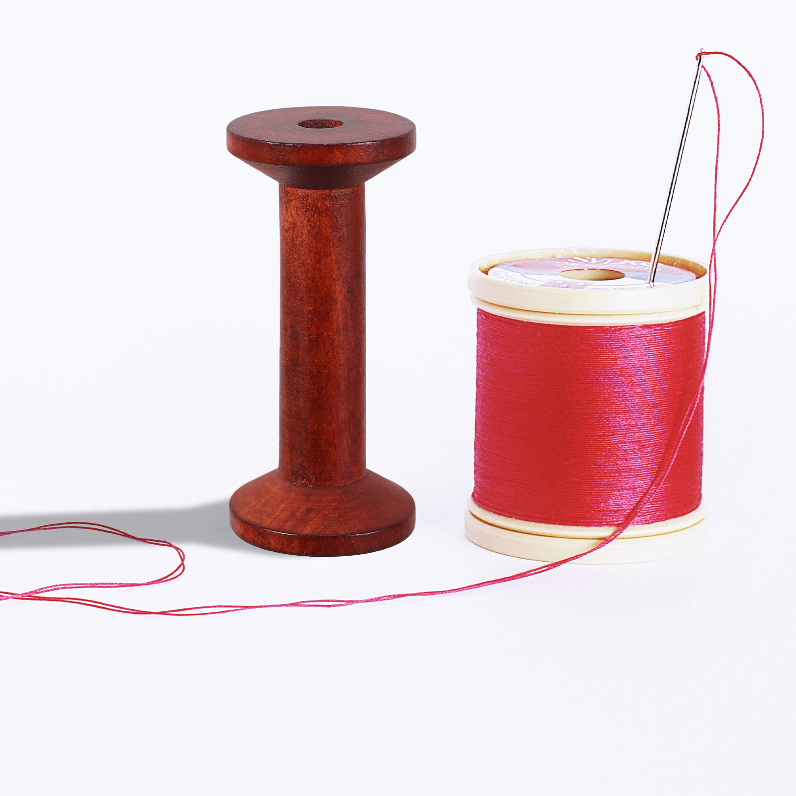 6Pcs Wooden Empty Spools for C – Embroidery Thread Yarn recenzja i cena