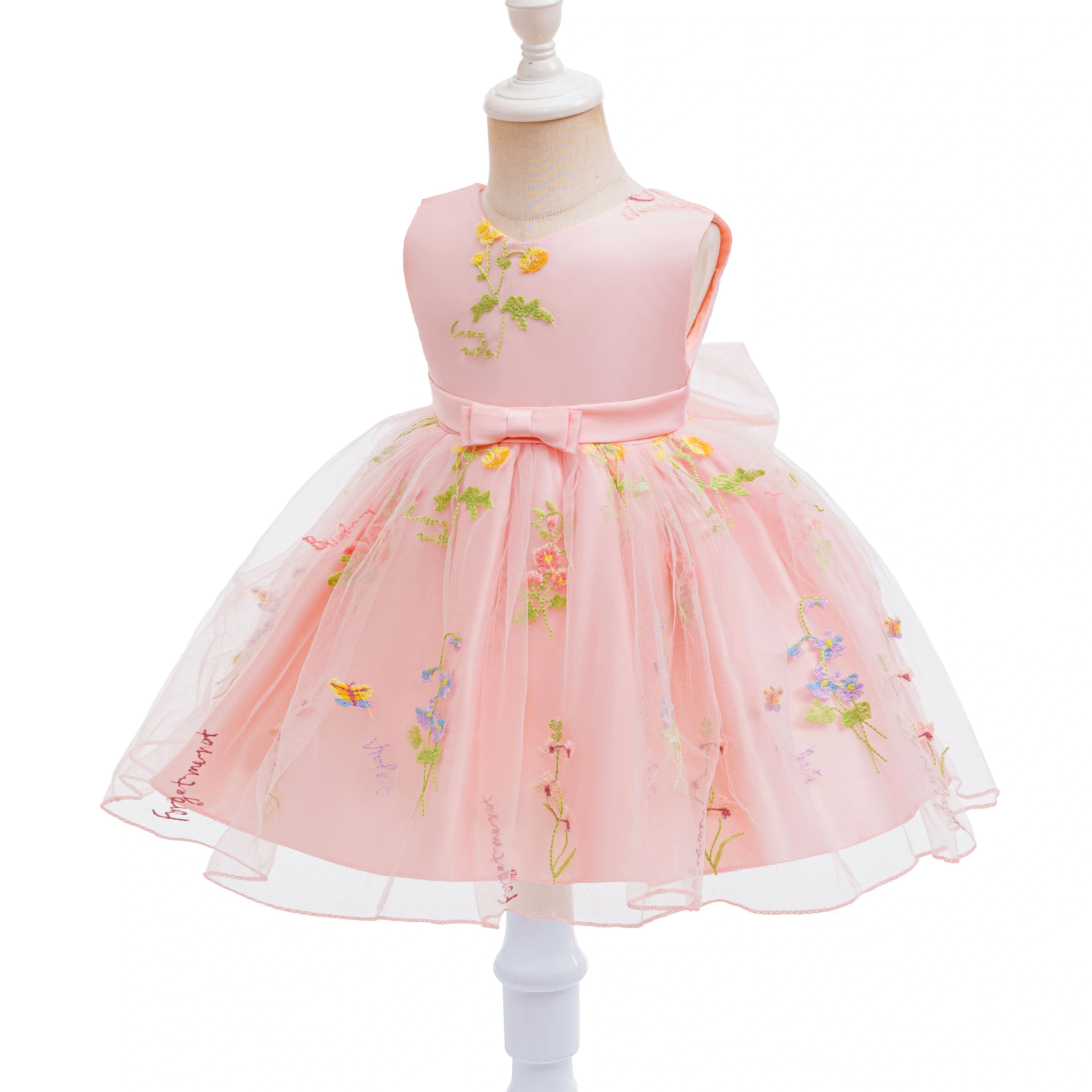 Baby Girls Party Dresses Embro – Embroidery Jersey recenzja i cena