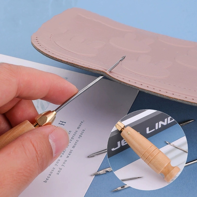 1set Leather Sewing Awl Set Re – Punch Needle Handle recenzja i cena