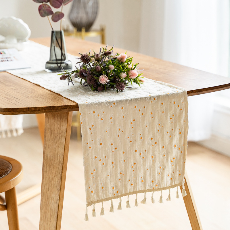 Daisy Tassel Table Runner,Kitc – Embroidery Xmas recenzja i cena