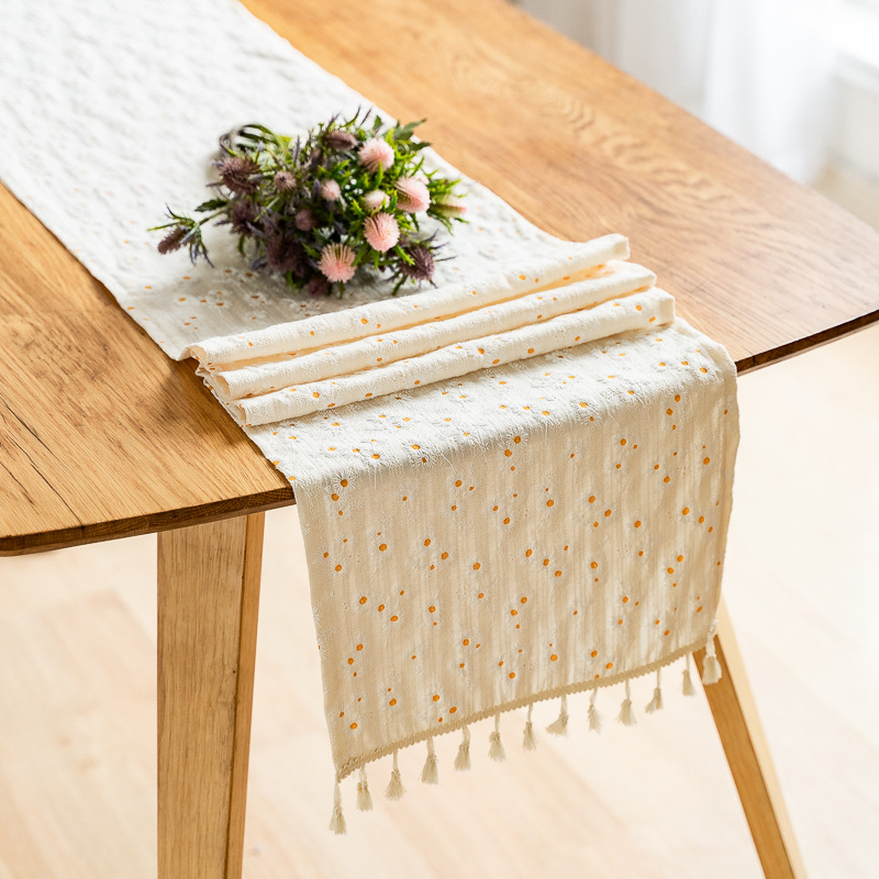 Daisy Tassel Table Runner,Kitc – Embroidery Xmas recenzja i cena