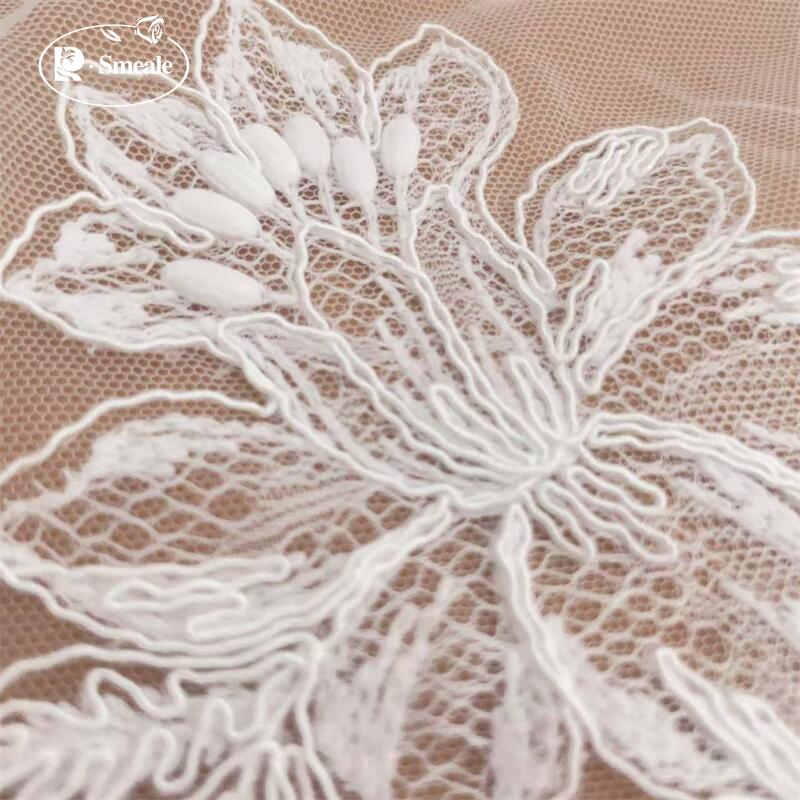 New Border Embroidered Lace Fa – Embroidery Veil recenzja i cena