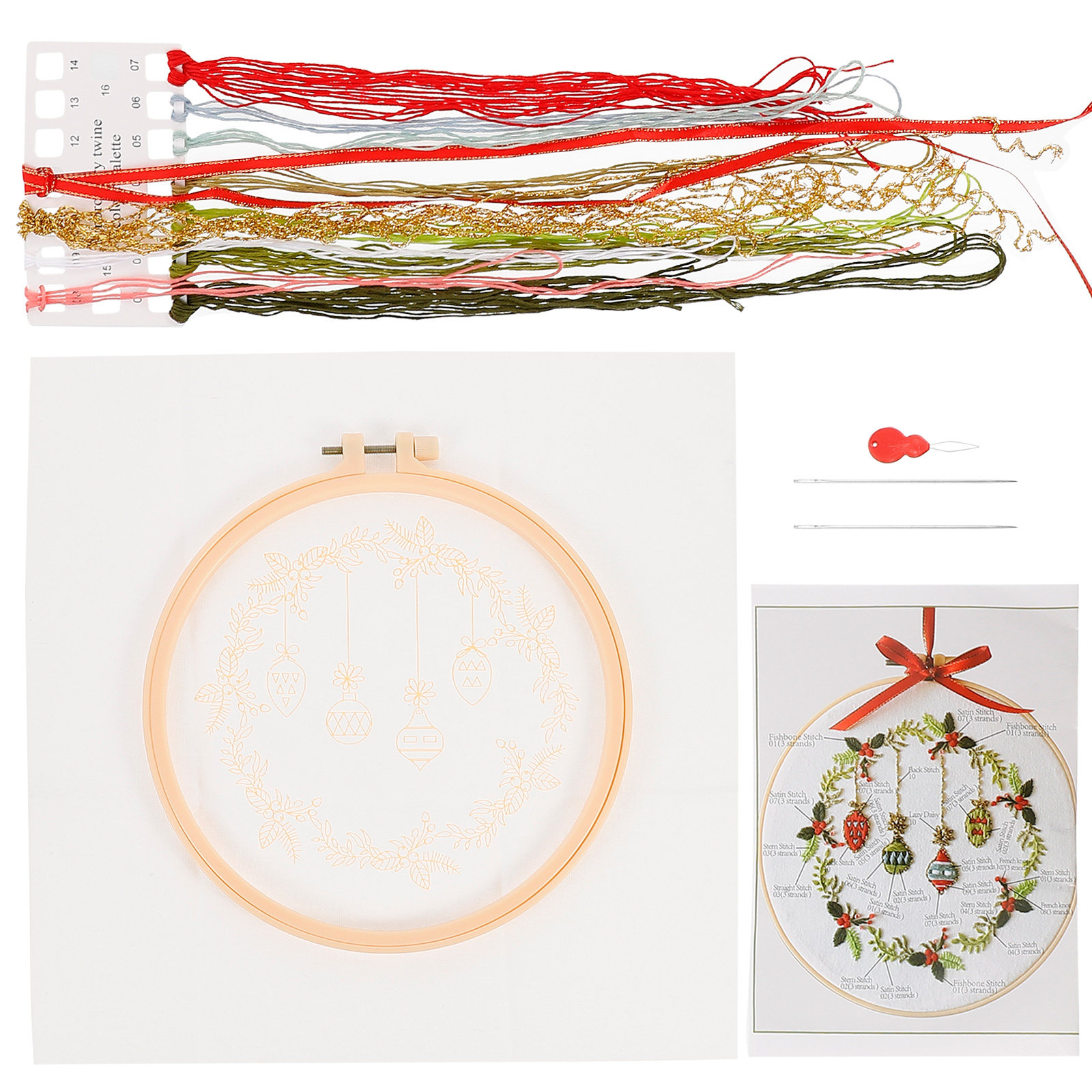 1 Set Christmas Diy Cross Stit – Embroidery Xmas Kits recenzja i cena