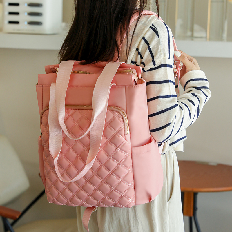 Fashion Plaid Backpack Women W – Embroidery Computer recenzja i cena