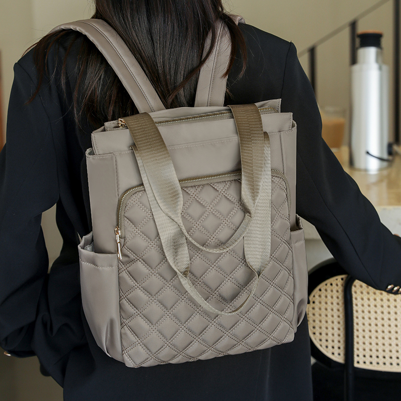 Fashion Plaid Backpack Women W – Embroidery Computer recenzja i cena