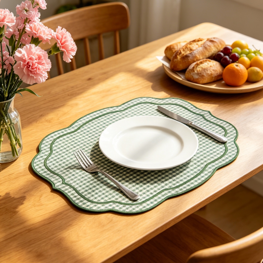 1PC Thick Embroidered Placemat – Embroidery Xmas recenzja i cena