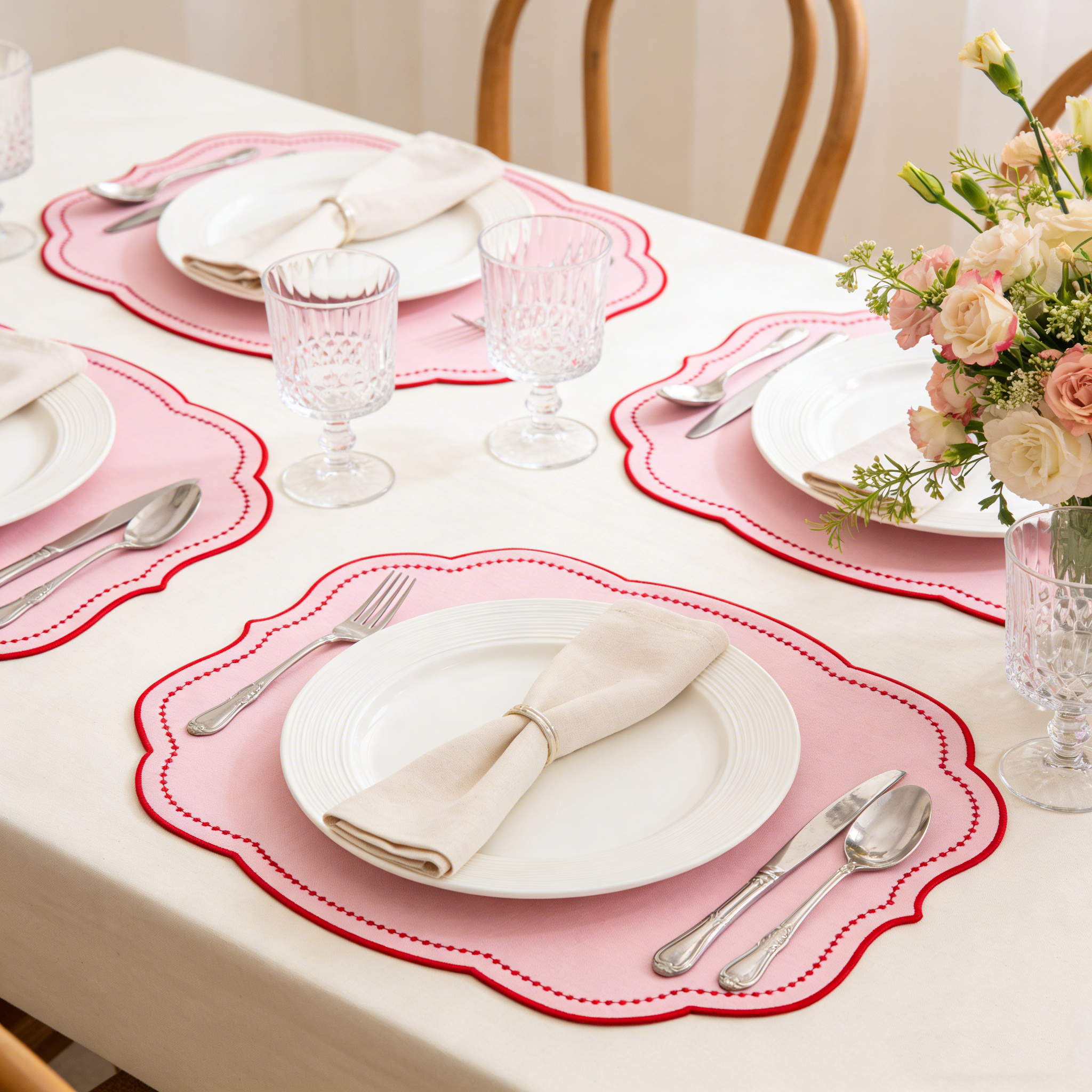 1PC Thick Embroidered Placemat – Embroidery Xmas recenzja i cena