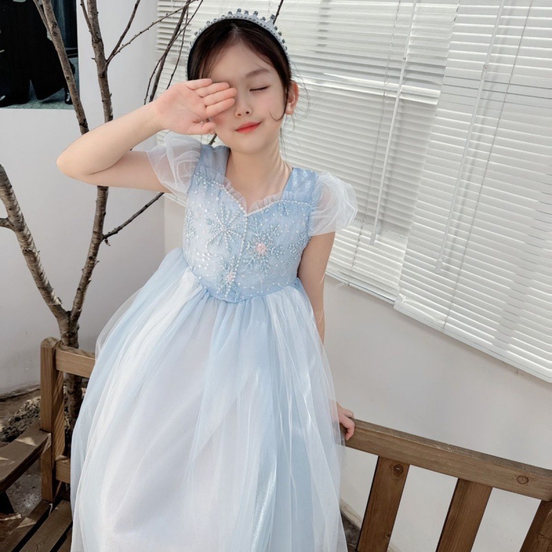 Embroidered Elsa Girls Dress f – Embroidery Xmas recenzja i cena
