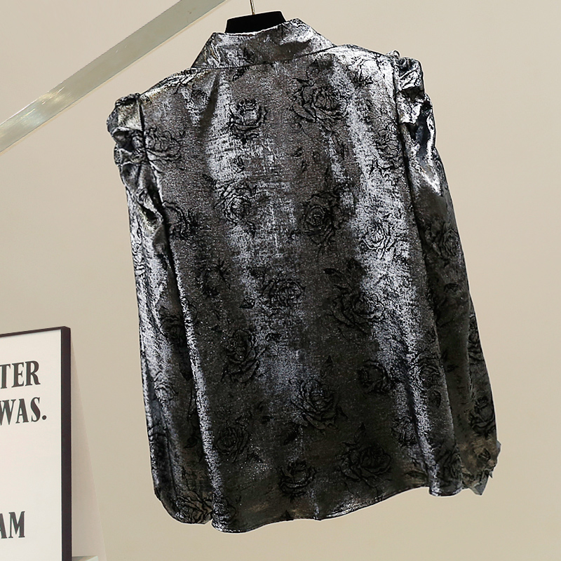 Glossy Long Sleeve Shirt Matte – Embroidery Unique Design recenzja i cena