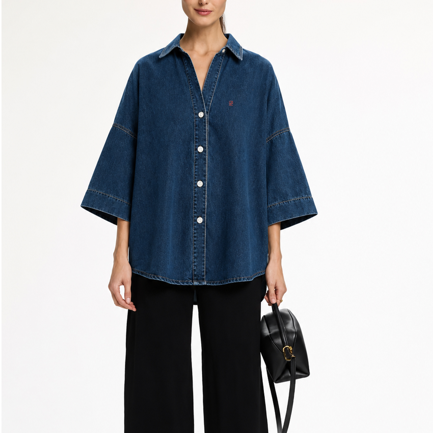 CH Letter Embroidered Solid Co – Embroidery Uniforms recenzja i cena