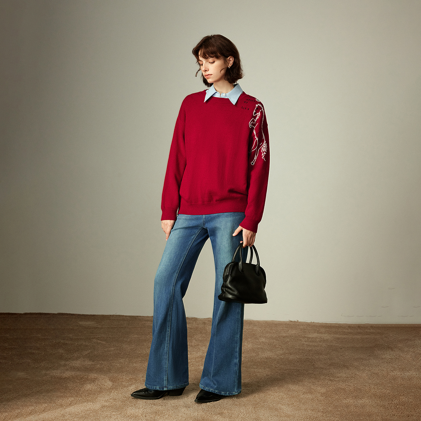 TOYOUTH Women's Arctic Fleece  – Embroidery Horse recenzja i cena