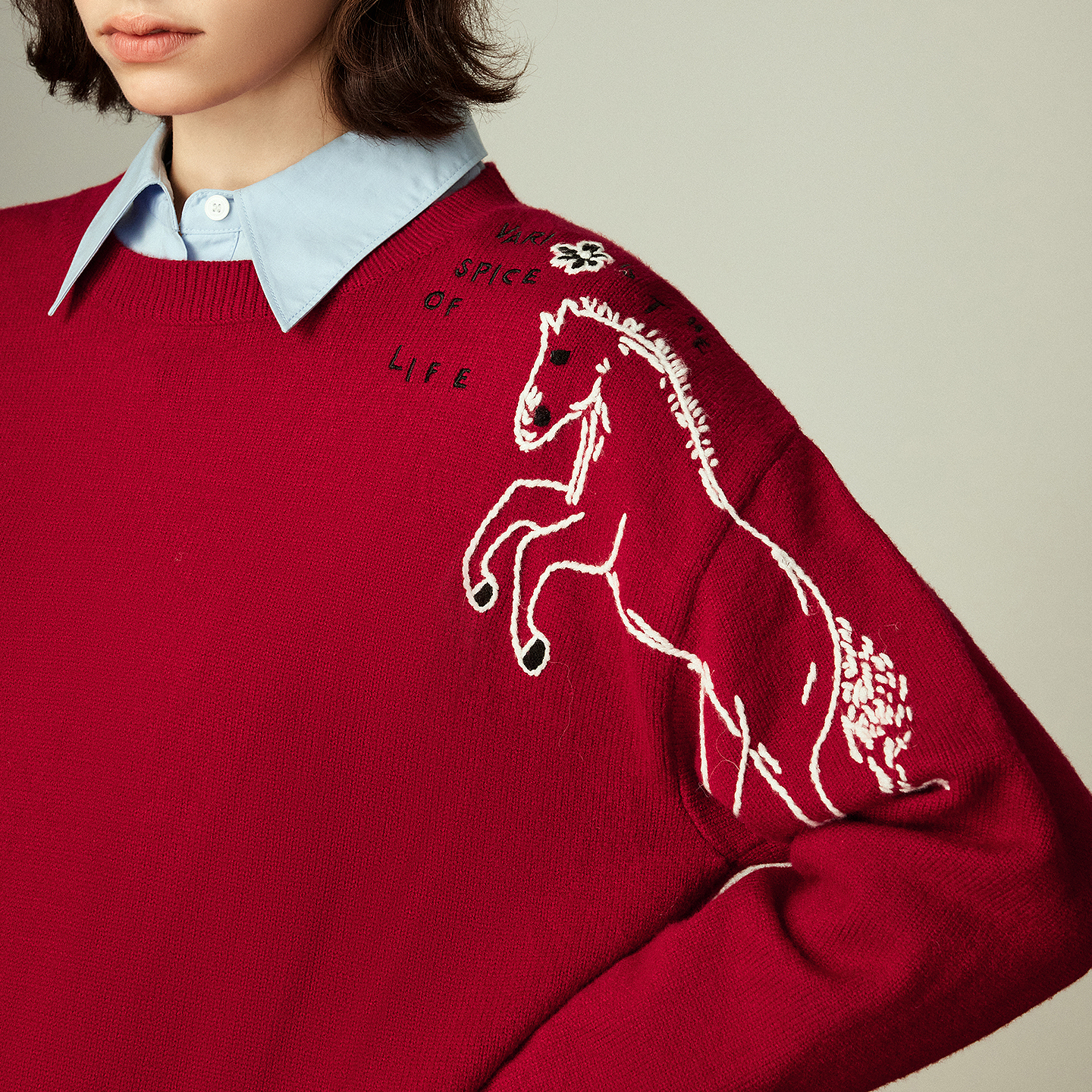 TOYOUTH Women's Arctic Fleece  – Embroidery Horse recenzja i cena