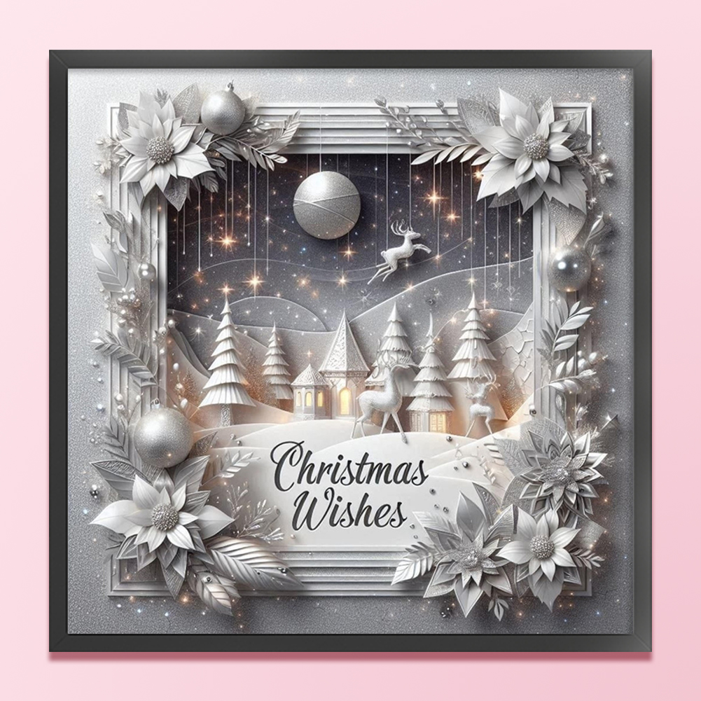 Xmas Printed Cross Stitch Kit  – Embroidery Xmas Kits recenzja i cena