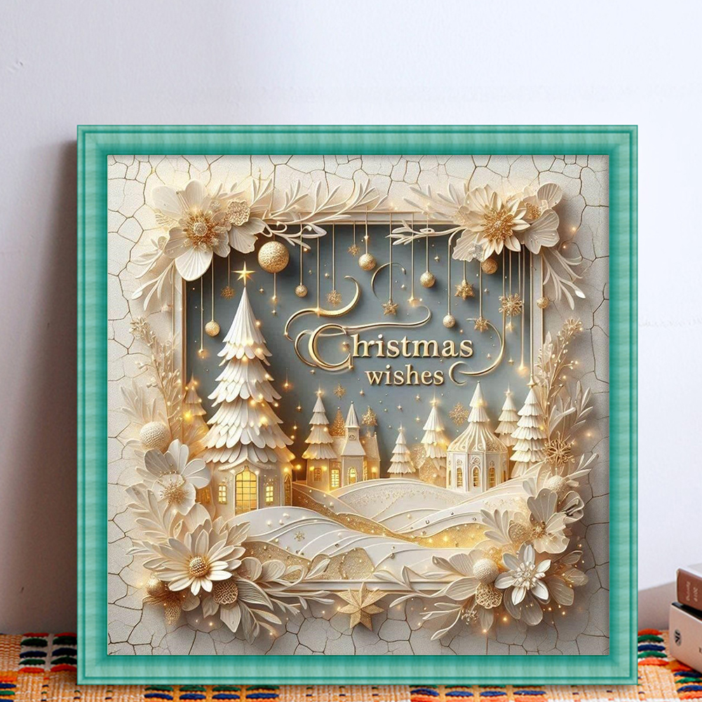 Xmas Printed Cross Stitch Kit  – Embroidery Xmas Kits recenzja i cena