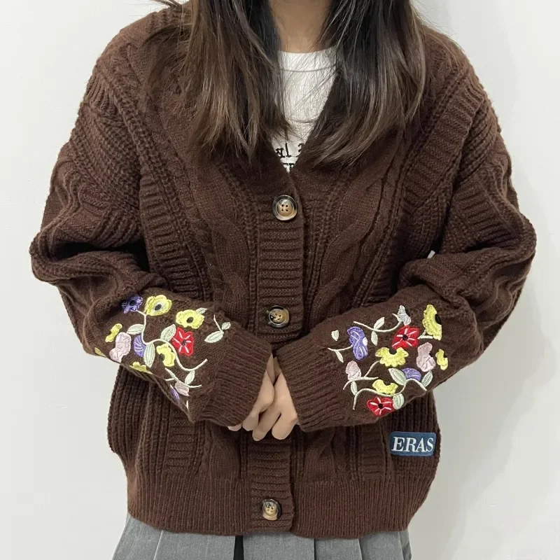 2025 Plus Size Eras Cardigan f – Embroidery Thread Yarn recenzja i cena