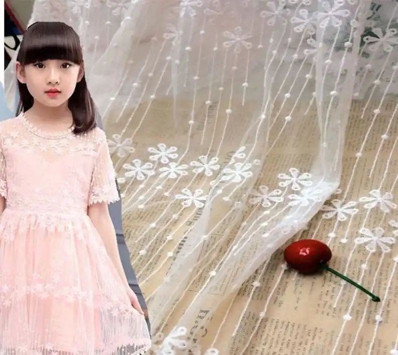 1 yard flower embroidery Lace  – Embroidery Veil recenzja i cena