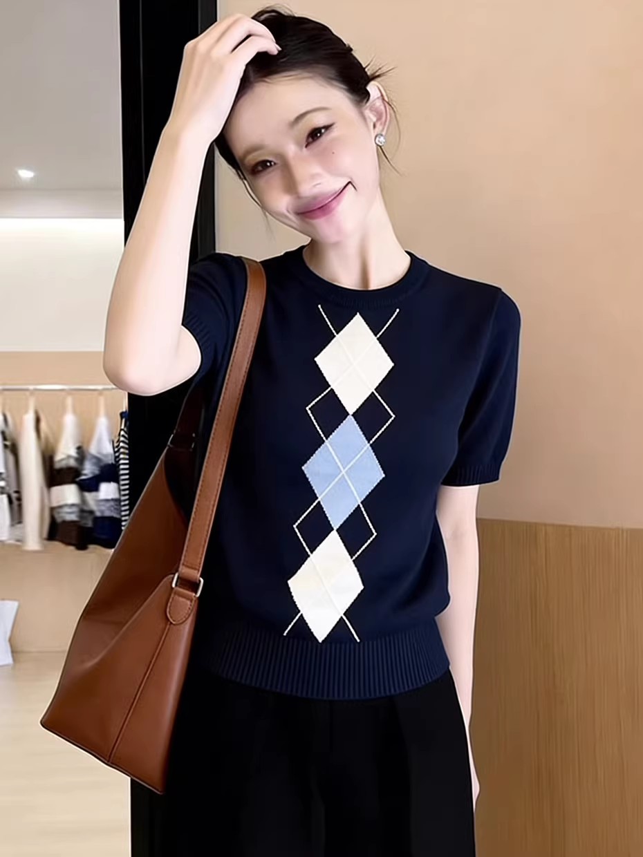 Unique Design Blue Knitted rou – Embroidery Unique Design recenzja i cena