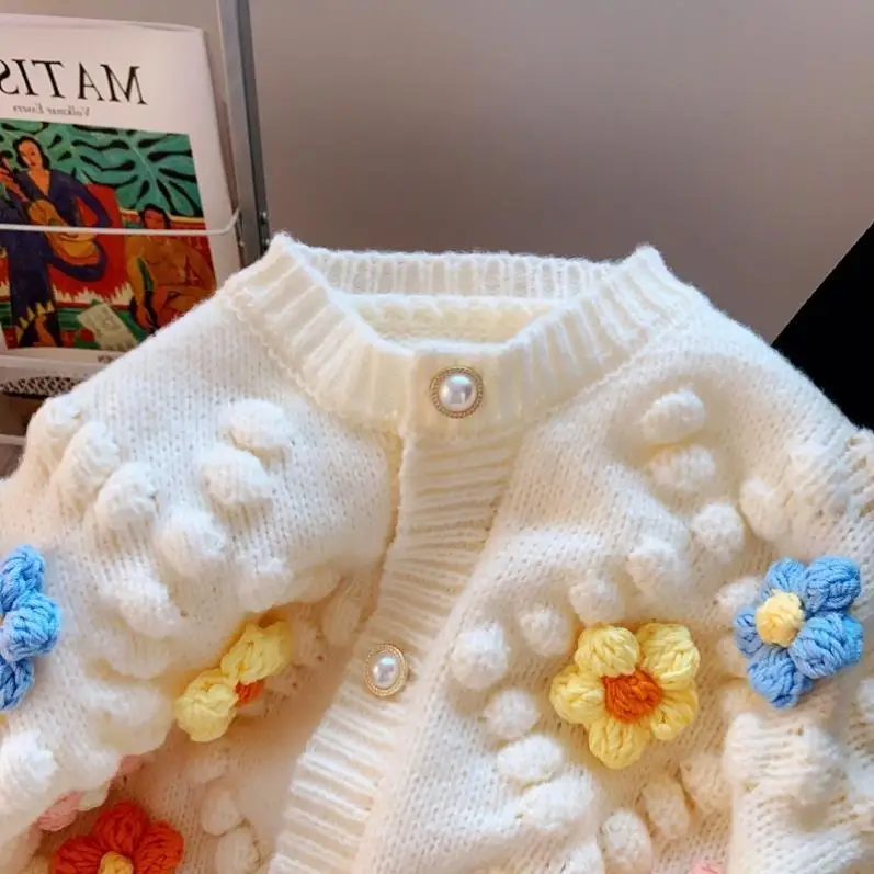 Kawaii Sweater 3D Flower Embro – Embroidery Thread Yarn recenzja i cena