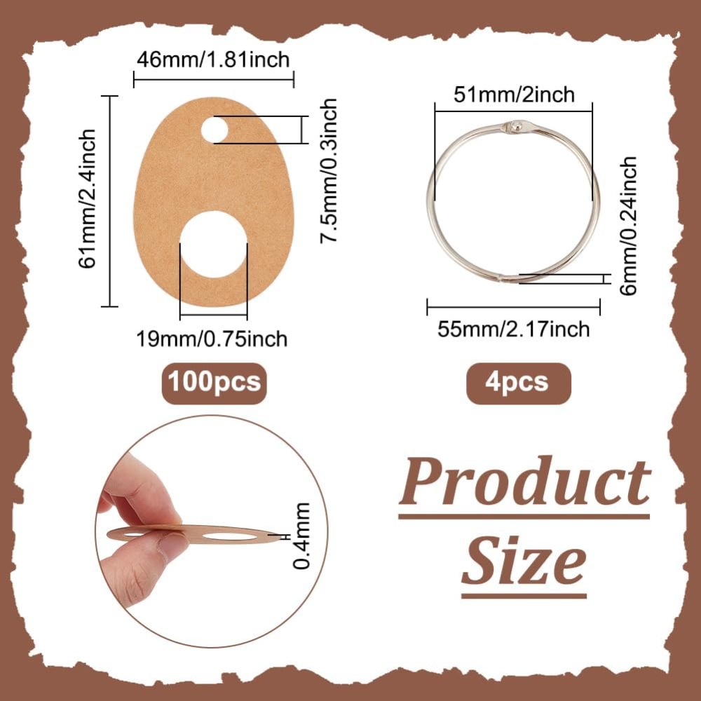 100Pcs Teardrop Floss Thread D – Embroidery Paper recenzja i cena