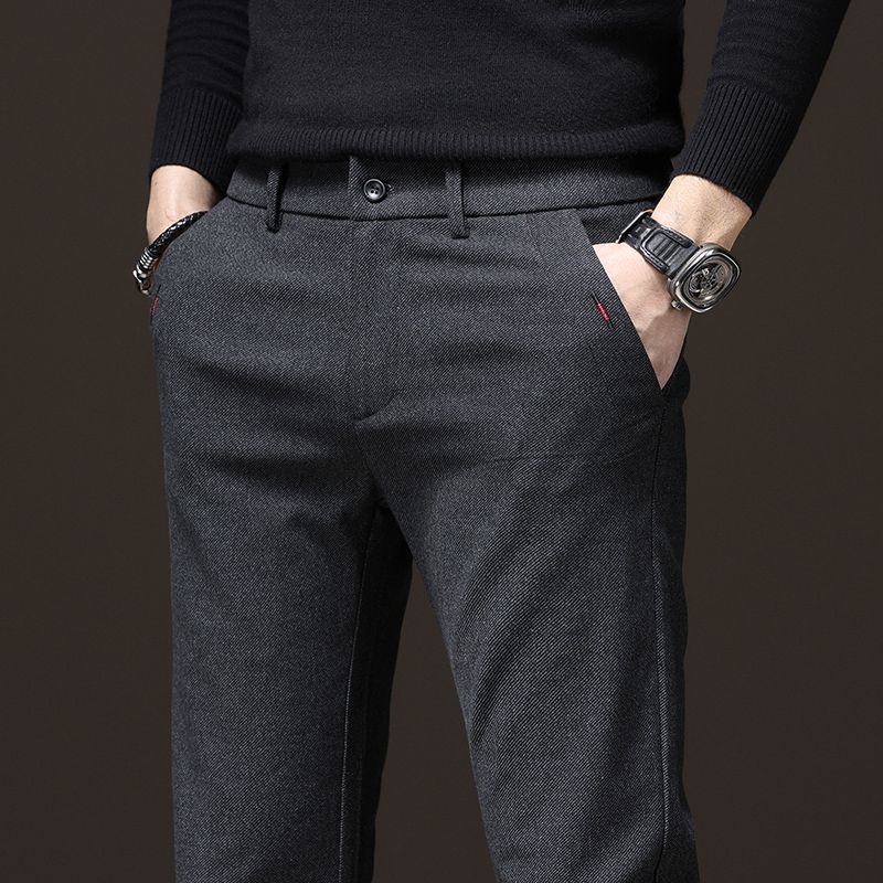 Spring Autumn Men's Casual Pan – Embroidery Jersey recenzja i cena