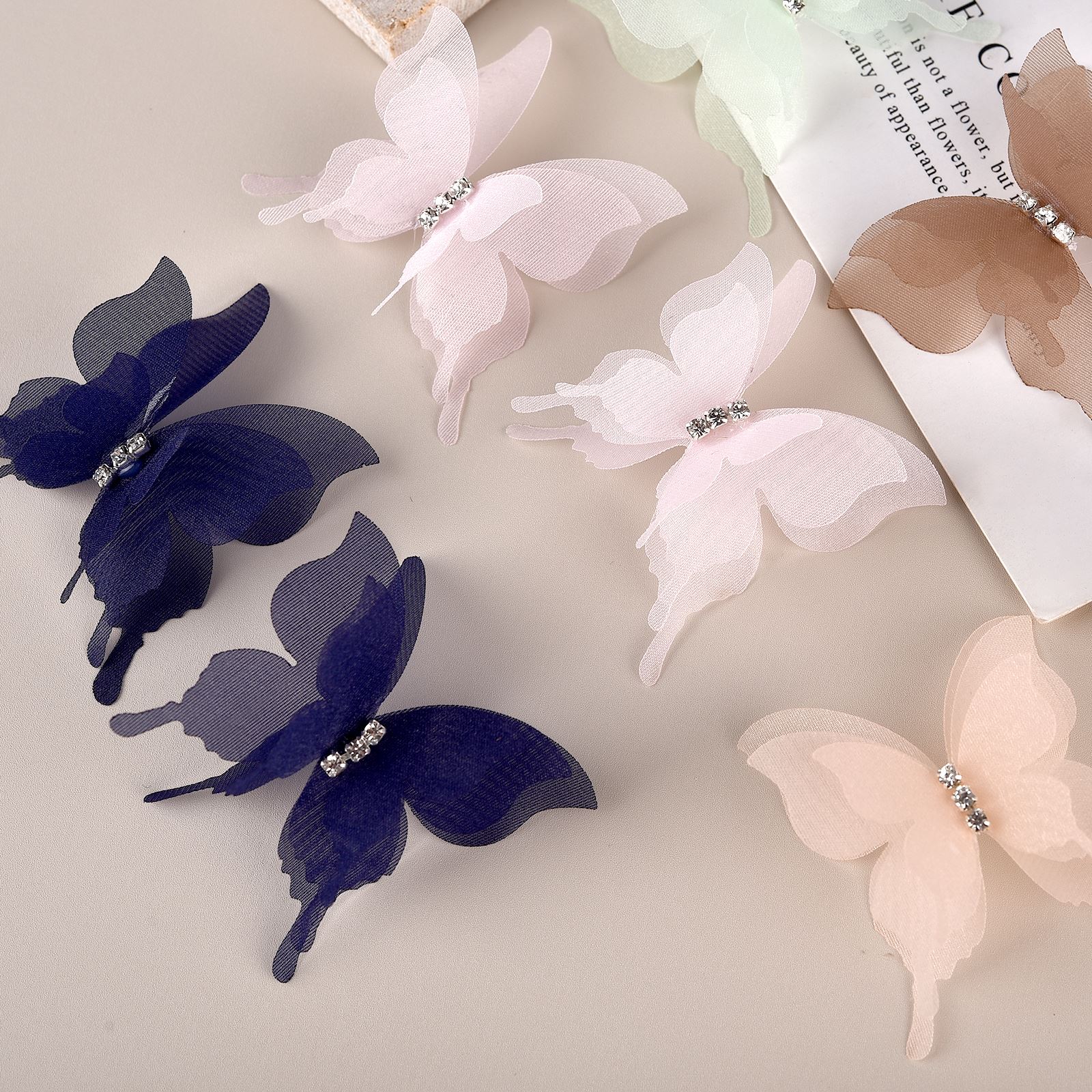 20pcs/Pack 3D Organza Butterfl – Embroidery Design 3D recenzja i cena