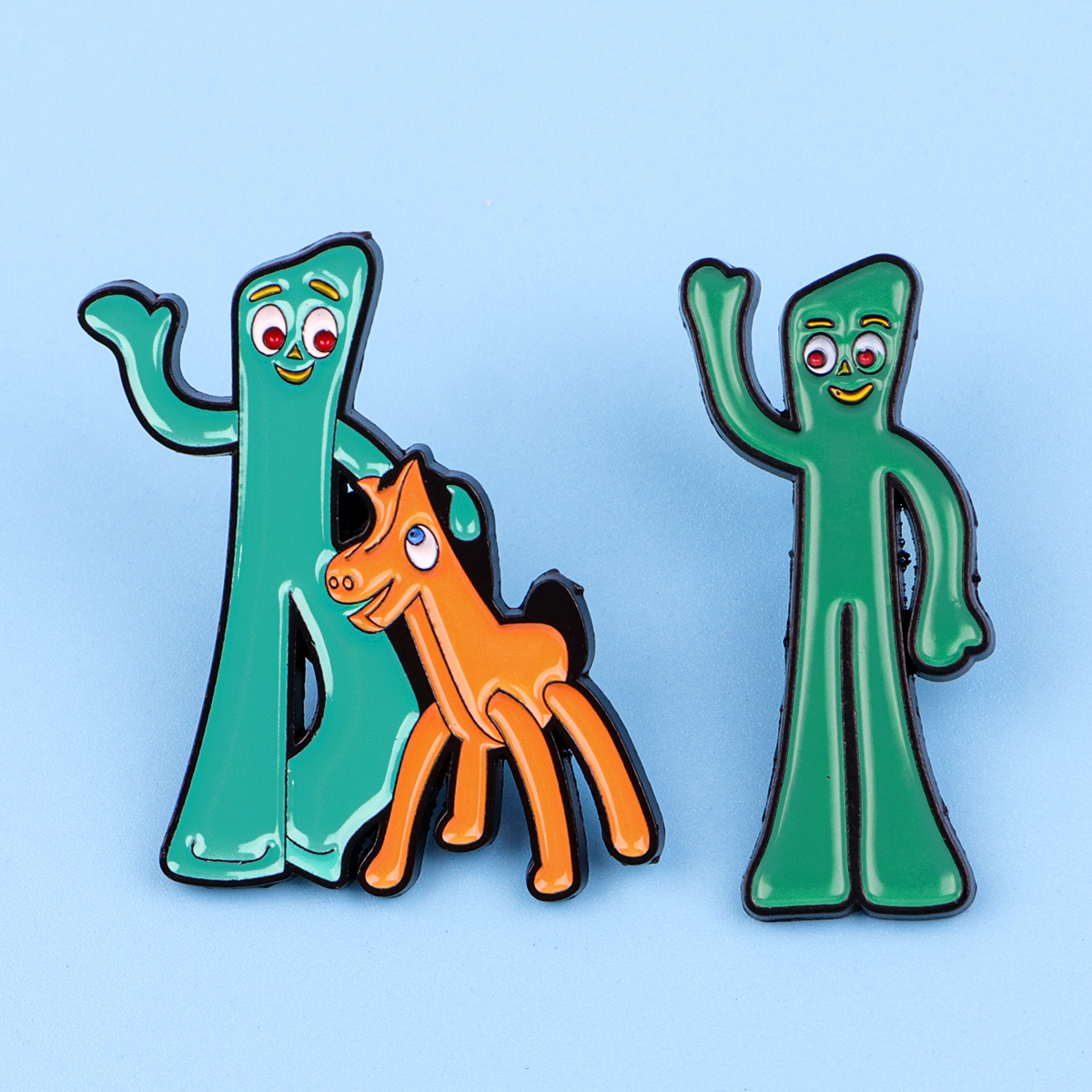 Cute Retro Character Enamel Pi – Embroidery Horse recenzja i cena