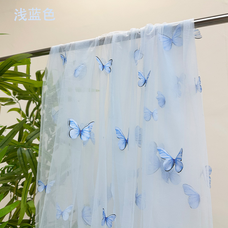 3D Butterfly Embroidery Tulle  – Embroidery Jersey recenzja i cena