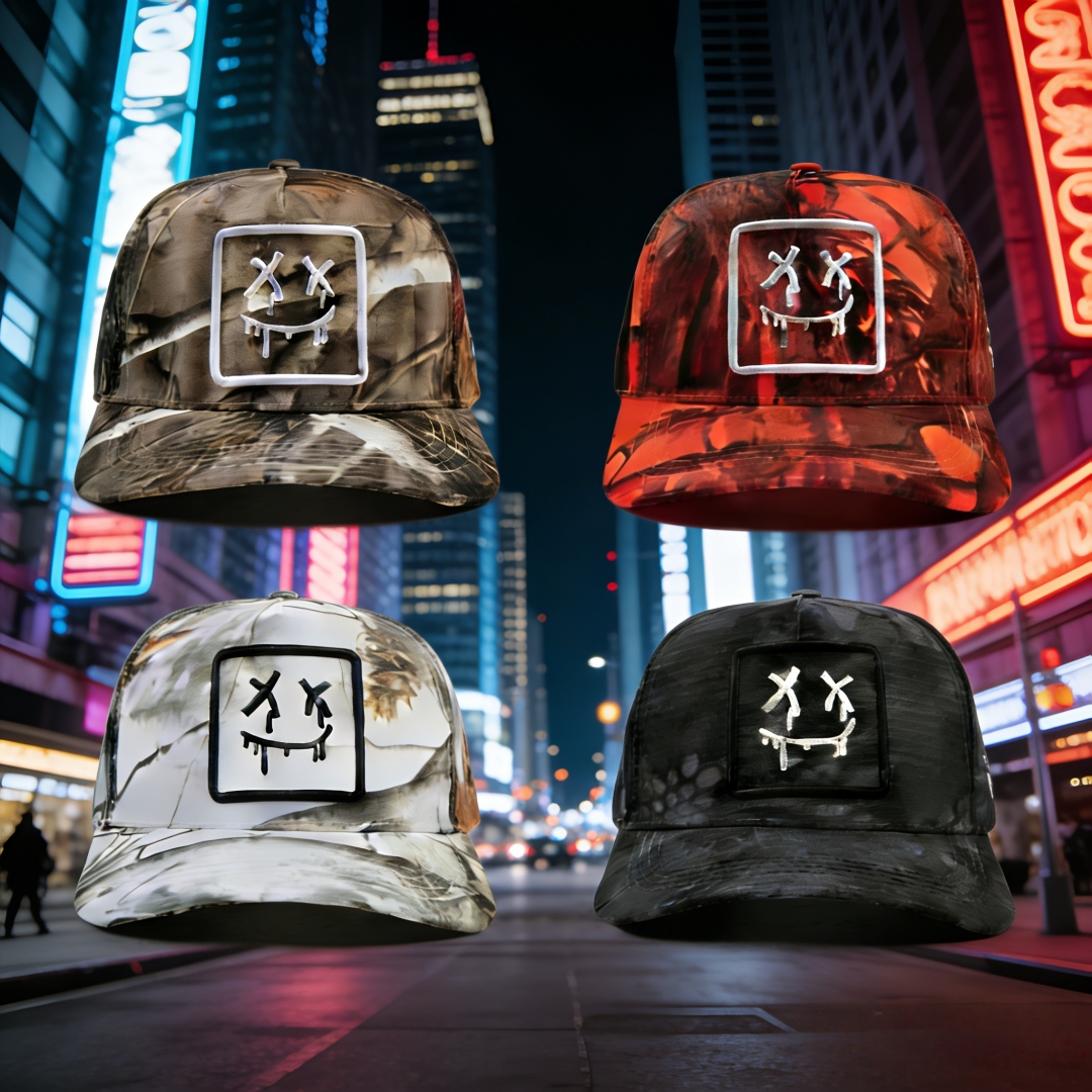 Fashionable camouflage hat wit – Embroidery Unique Design recenzja i cena