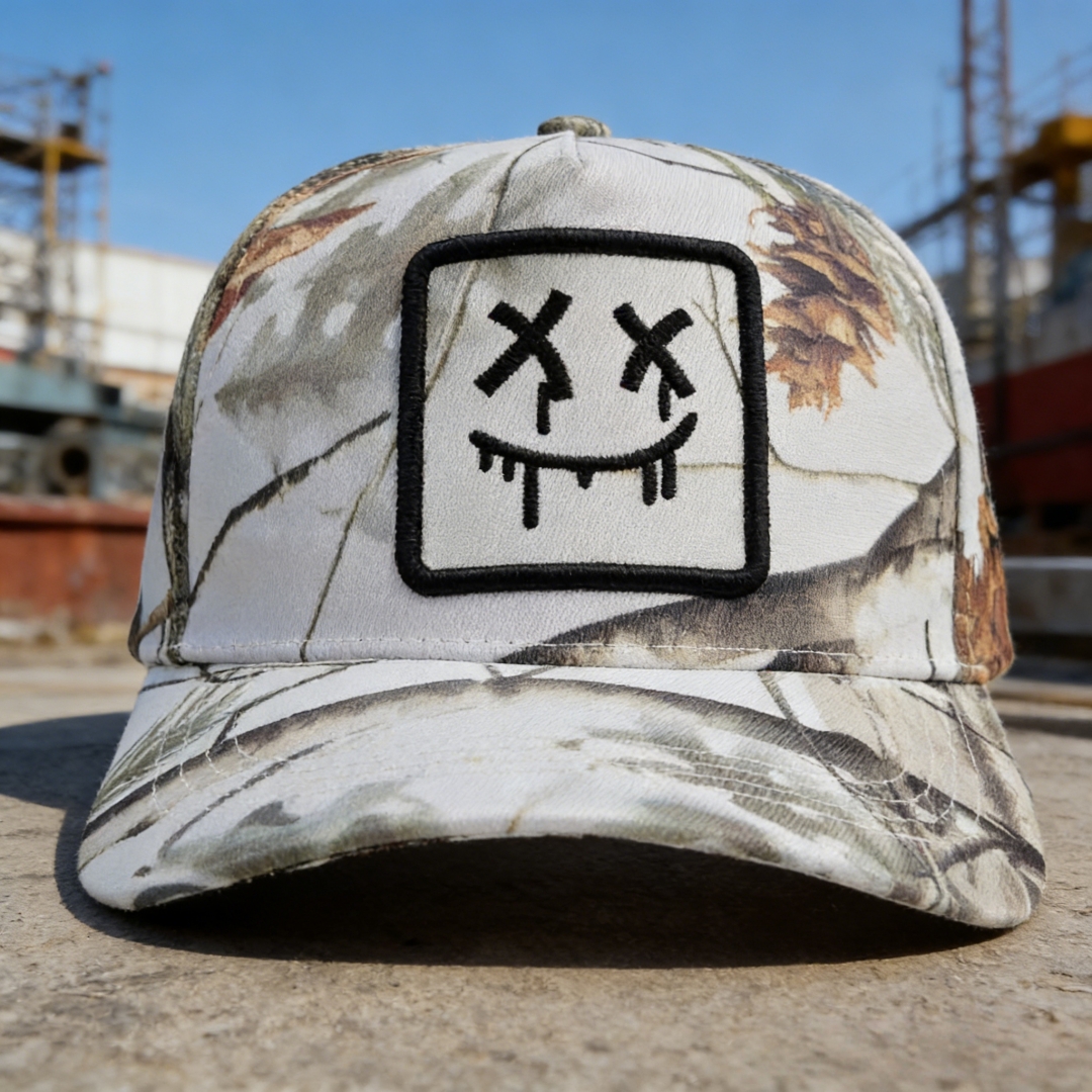 Fashionable camouflage hat wit – Embroidery Unique Design recenzja i cena