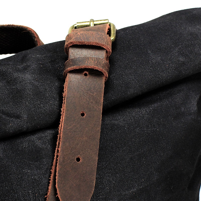 Retro Canvas Leather Backpacks – Embroidery Computer recenzja i cena
